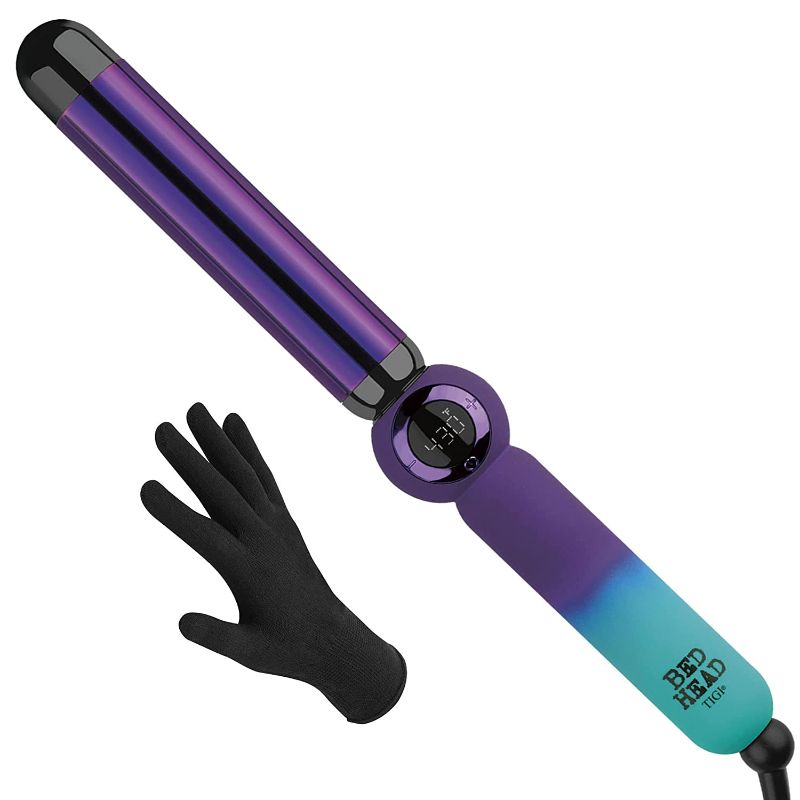 Photo 1 of Bed Head Rough Volume Digital Hair Curling Wand | Fast Heat Up and Massive Shine, (1-1/4 in)
