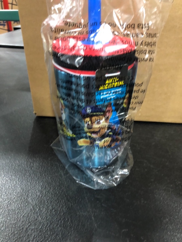 Photo 2 of Zak Designs PAW Patrol Kelso Tumbler Set, Leak-Proof Screw-On Lid with Straw, Bundle for Kids Includes Plastic and Stainless Steel Cups with Additional Sipper (Paw Patrol- 3pc)