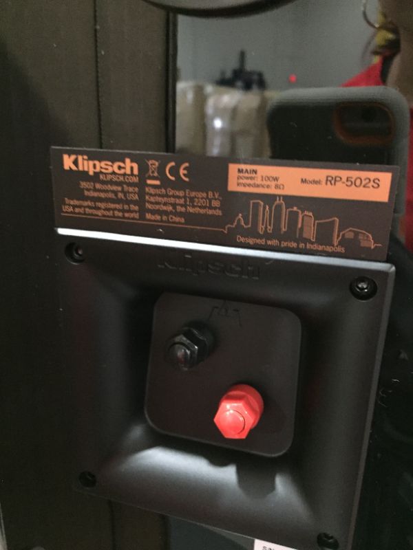 Photo 5 of Klipsch RP-502S Surround Sound Speakers (Pair) (Piano Black)
