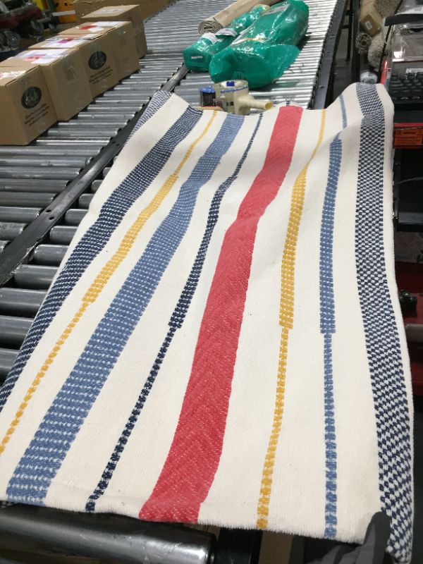 Photo 2 of 4'x5.6' Striped Rug - Pillowfort™
