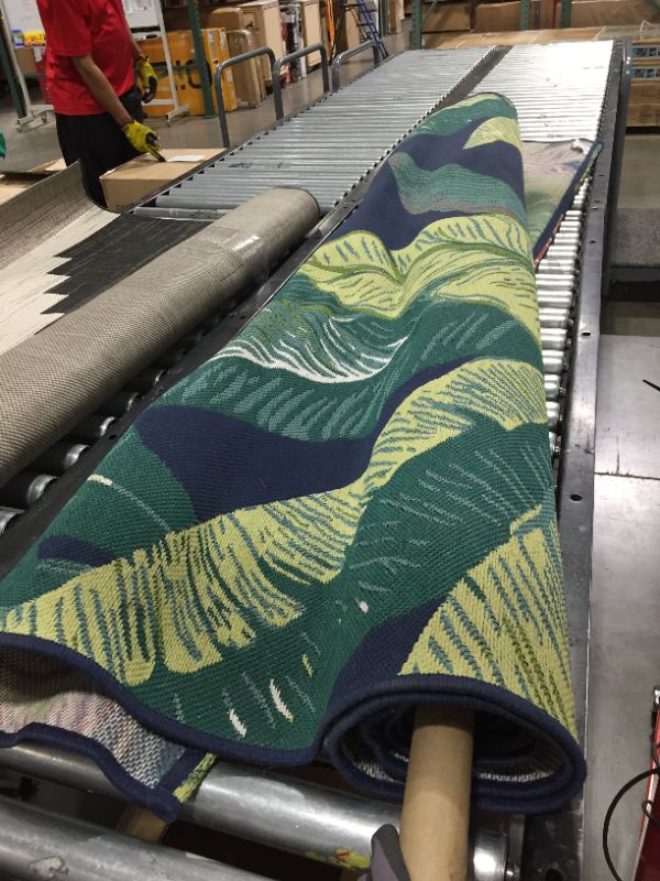 Photo 2 of 7' X 10' Outdoor Rug Banana Leaf - Threshold™
