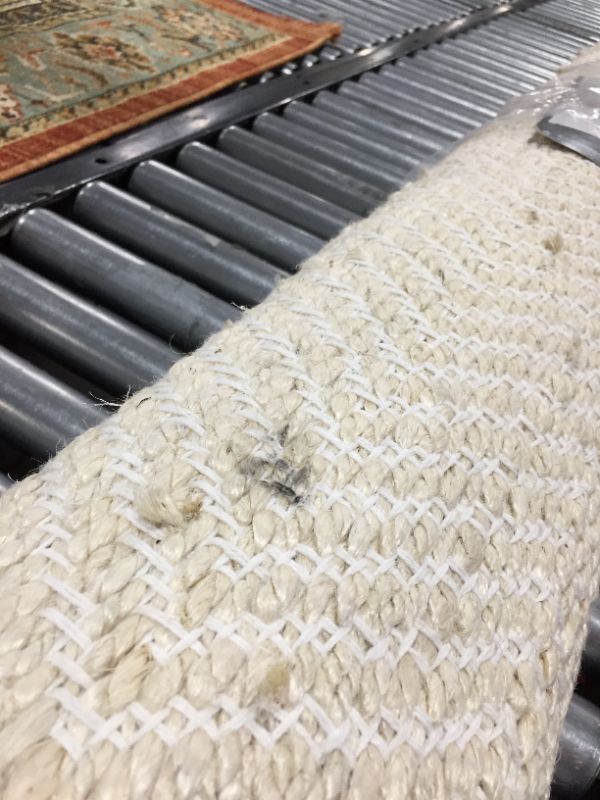 Photo 4 of 5'x7' Handloom Woven Area Rug Natural/Ivory - Threshold™
