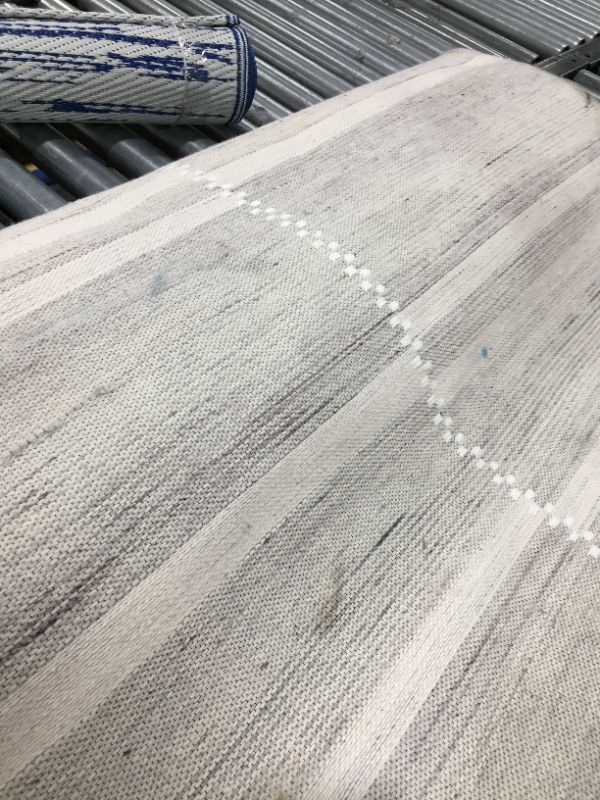 Photo 3 of 5'x7' Mountainside Mixed Striped Gray - Threshold™ Designed with Studio McGee
