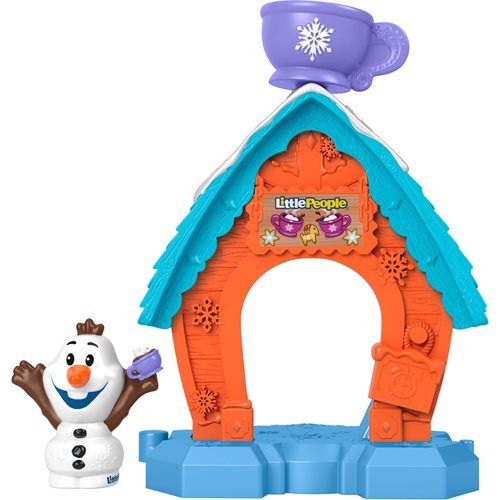 Photo 1 of Disney Frozen Olaf’s Cocoa Cafe Playset by Little People
