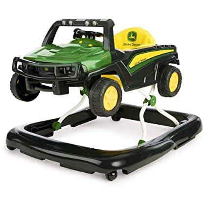 Photo 1 of Bright Starts John Deere Gator Ways to Play 4-in-1 Baby Activity Push Walker, Green, Age 6 Months+

