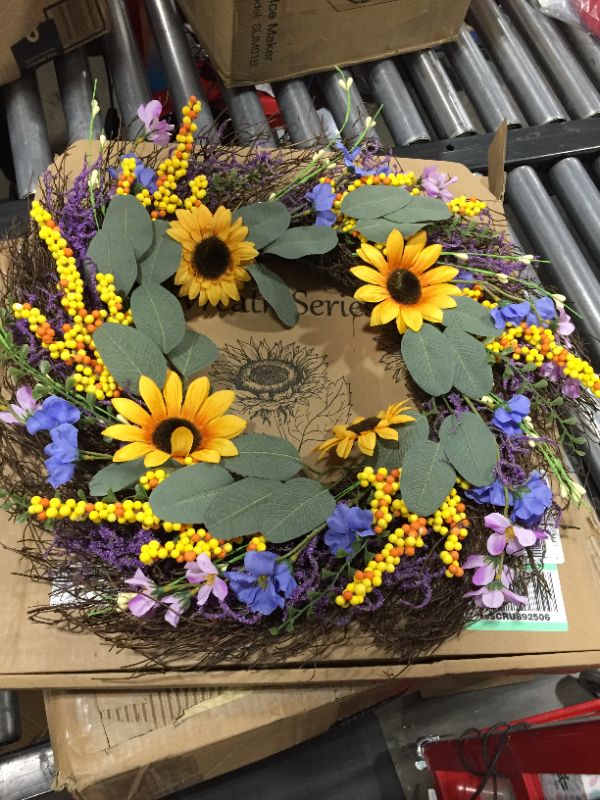 Photo 1 of 20" SPRING WREATH 