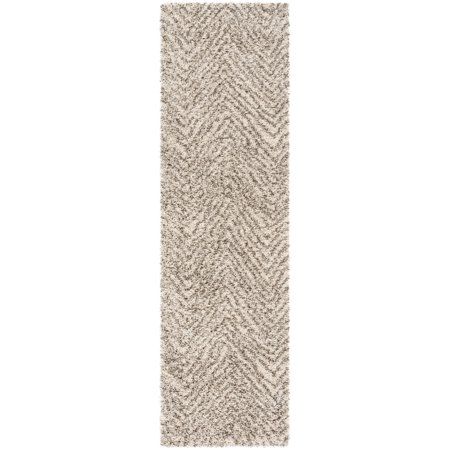 Photo 1 of 2'3"x8' Bridgett Chevron Loomed Rug - Safavieh

