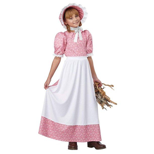 Photo 1 of Early American Girl Child Costume - Medium
size medium 