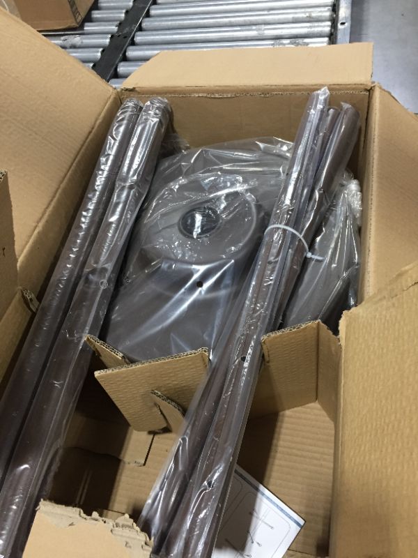 Photo 3 of Milliard Freestanding Portable Outdoor Towel Tree, Three Adjustable Bars, Weather Resistant Plastic – 65 inches x 25 inches– Stylish Bronze Colored Pool and Spa Towel Rack
