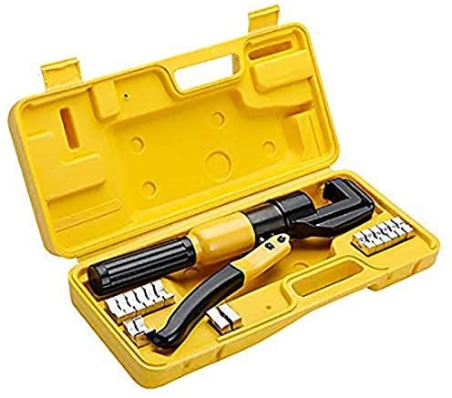 Photo 1 of 10 Ton Hydraulic Wire Battery Cable Lug Terminal Crimper Crimping Tool 8 Dies Fit for Crimping wires
