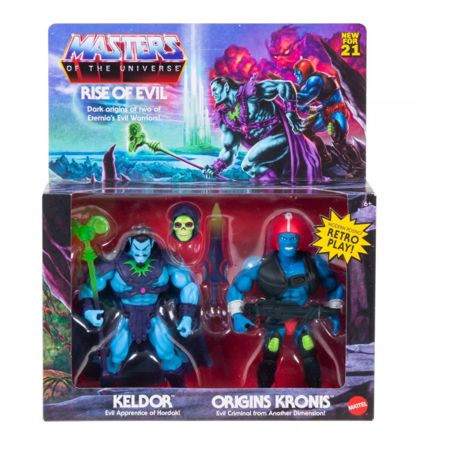 Photo 1 of 4 pack Masters of the Universe Origins Rise of Evil 2pk (Target Exclusive)