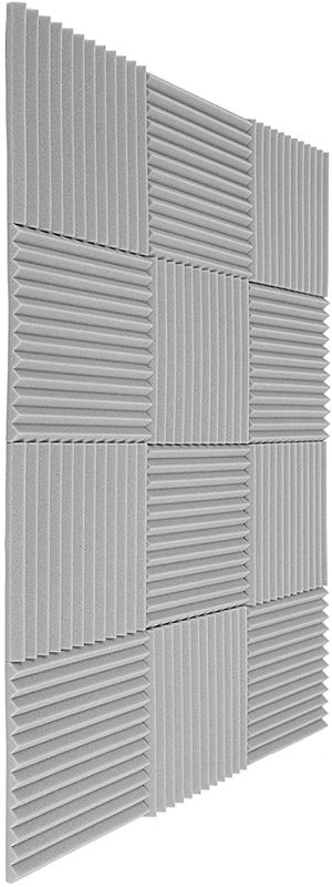 Photo 1 of 24 Pack Acoustic Panels Studio Foam Wedges 1" X 12" X 12"Sound-proofing,Sound Absorption (Grey)
