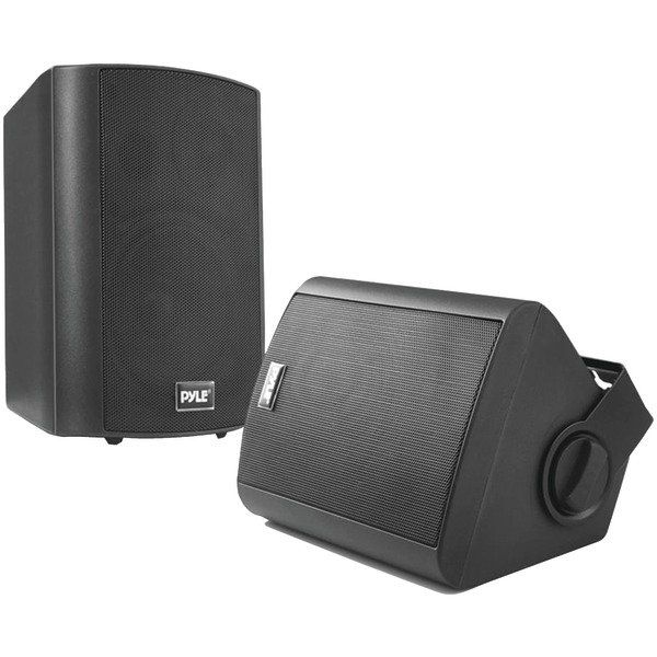 Photo 1 of Pyle 5.25" Indoor/Outdoor Wall-Mount Bluetooth Portable Speaker System (Black)
