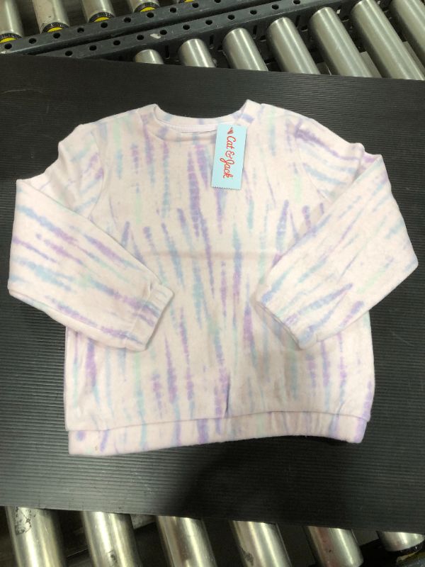 Photo 1 of Cat & Jack Children's Purple Tie Dye Sweater Sm