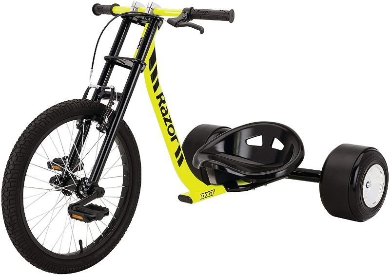 Photo 1 of Razor DXT Drift Trike Yellow, One Size
