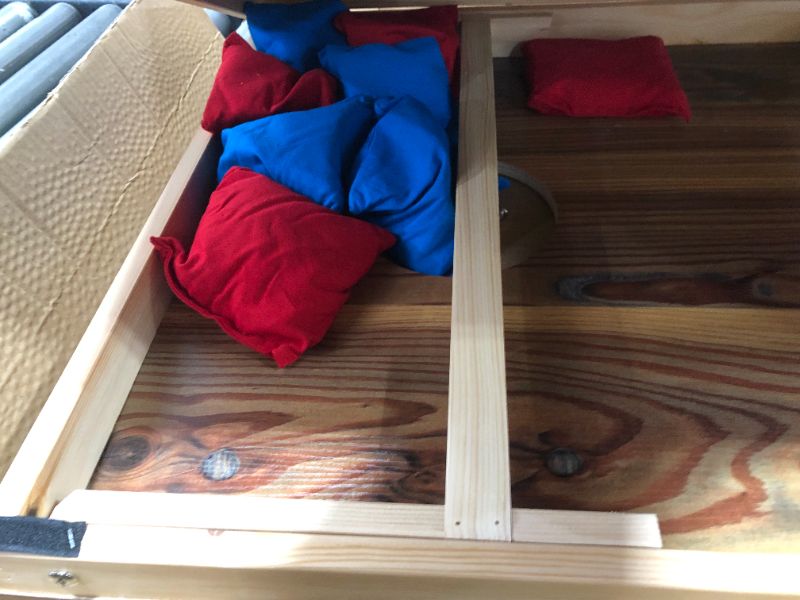 Photo 2 of 2' x 4' Solid Wood Cornhole Set
