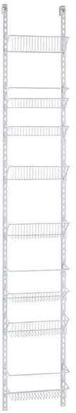 Photo 1 of ClosetMaid 1231 Adjustable 8-Tier Wall and Door Rack, 77-Inch Height X 12-Inch Wide,white
