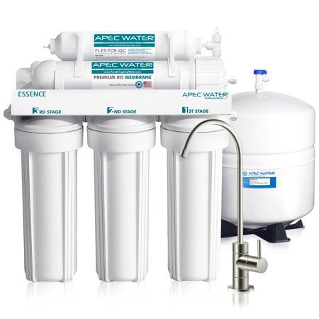 Photo 1 of APEC Water Systems ROES-50 Essence Series Top Tier 5-Stage Certified Ultra Safe Reverse Osmosis Drinking Water Filter System
