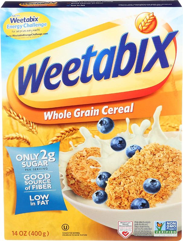 Photo 1 of 5 BOXES Weetabix Whole Grain Cereal Biscuits, Non-GMO Project Verified, Heart Healthy, Kosher, Vegan, 14 Oz Box, BEST BY 13 JAN 2022
