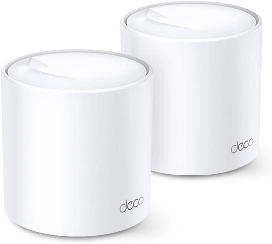 Photo 1 of TP-Link Deco WiFi 6 Mesh WiFi System(Deco X20) - Covers up to 4000 Sq.Ft. , Replaces Wireless Internet Routers and Extenders, 2-Pack
