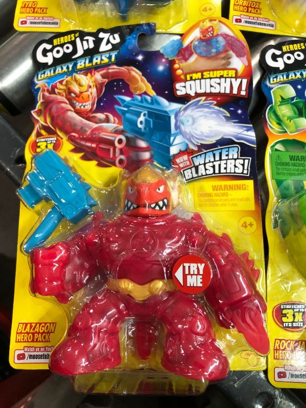 Photo 2 of 8 PACK HEROES OF GOO JIT ZU GALAXY BLAST HERO PACK - BLASTER
