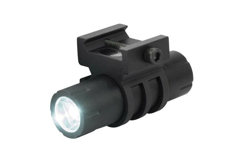 Photo 1 of Monstrum F07-B Compact Flashlight With 90 Degree Offset Rail Mount w/battery
