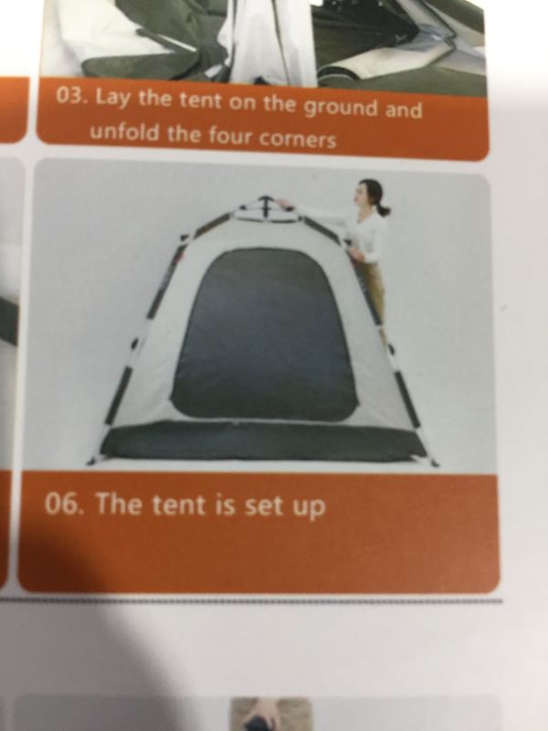 Photo 1 of 2 person Person  Tent

