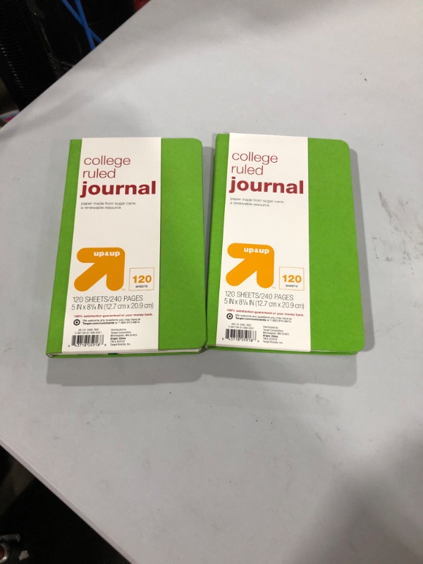 Photo 2 of 2 pack of College Ruled Journal - up & up™
