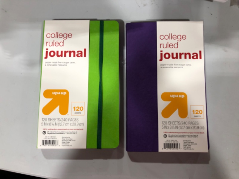 Photo 1 of 2 pack of College Ruled Journal - up & up™
