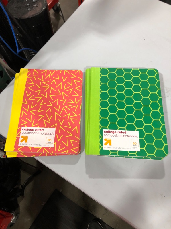 Photo 1 of 9 Composition notebooks Various styles college ruled.
