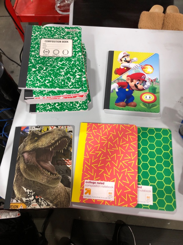 Photo 1 of 20 Composition notebooks various styles college and wide  ruled.
