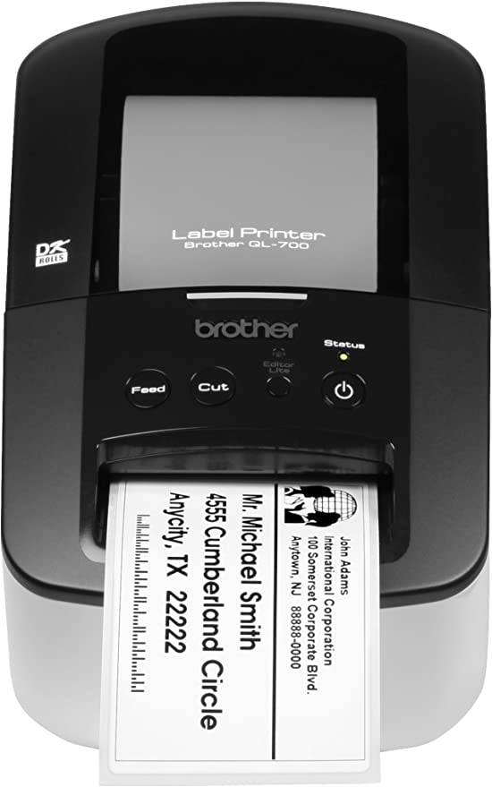 Photo 1 of Brother QL-700 High-speed, Professional Label Printer
