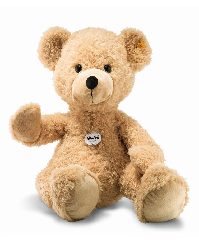 Photo 1 of Steiff Fynn 32" Teddy Bear, Beige
