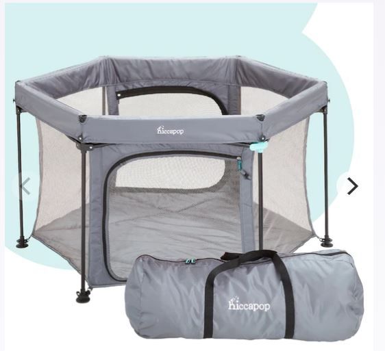 Photo 1 of 53" PlayPod Portable Playpen for Babies and Toddlers [with Dome]