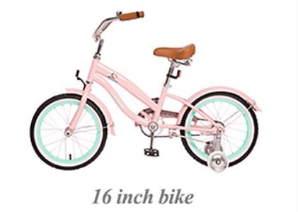 Photo 1 of ACEGER Girls Beach Cruiser Bike, 16 Inch and 20 Inch Bike for Kids 4-9 Years Old