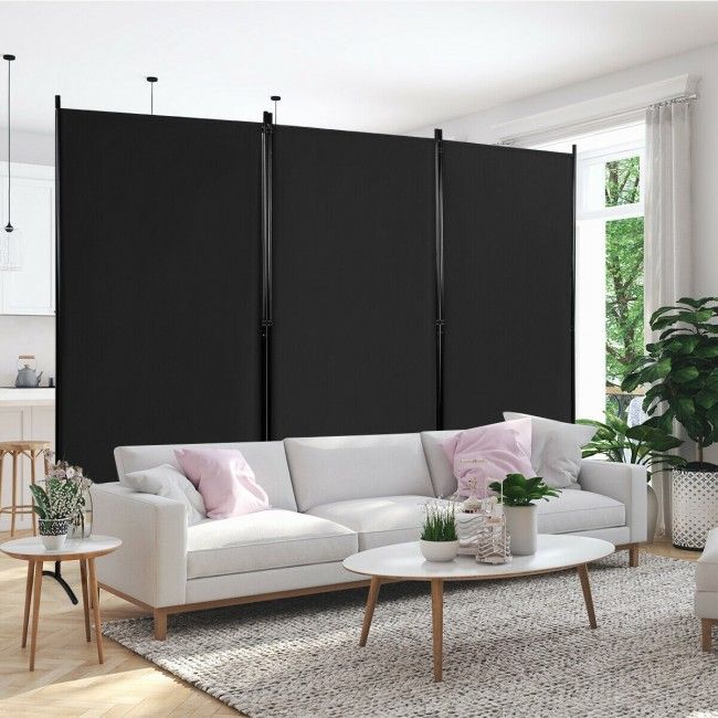 Photo 1 of 3-Panel Room Divider Folding Privacy Partition Screen for Office Room refer to picture for color***