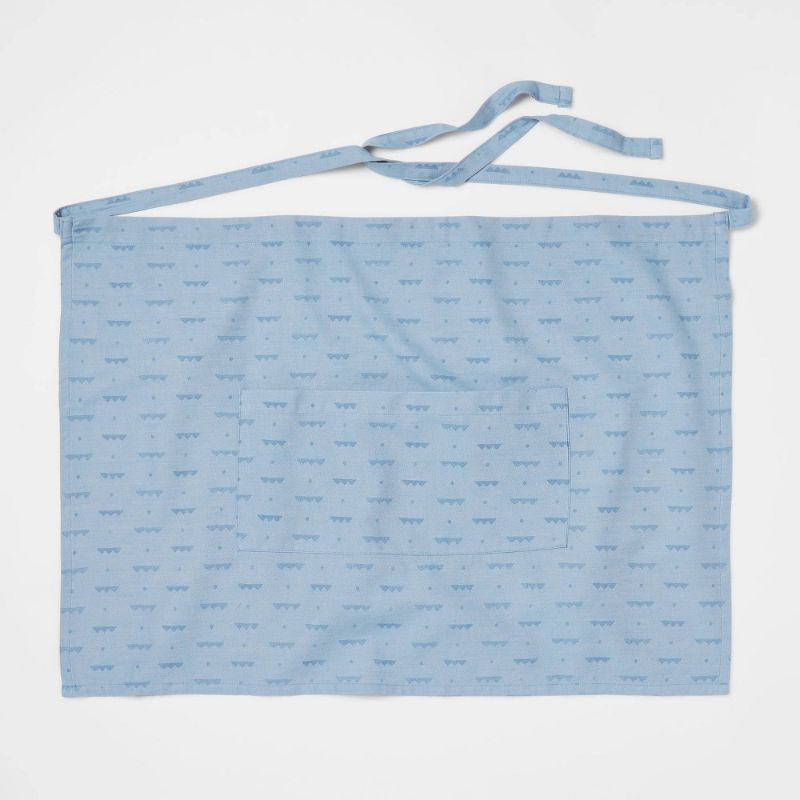 Photo 1 of 2 Pack Cotton Chambray Half Apron Blue - Threshold™
 21*30 inch 