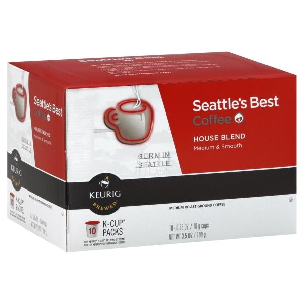 Photo 1 of 2 Pack of Seattle's Best Coffee K-Cups House Blend - 0.35 Oz. X 10 Pack
