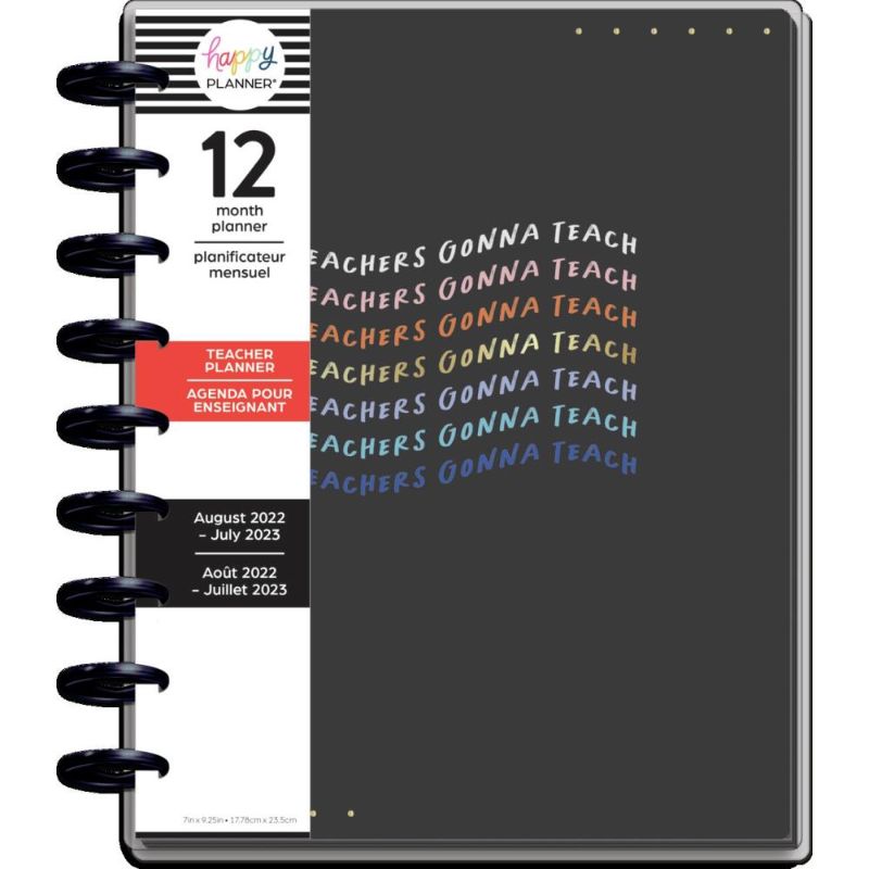 Photo 1 of Teachers Rule Classic 12 Month Planner - the Happy Planner
