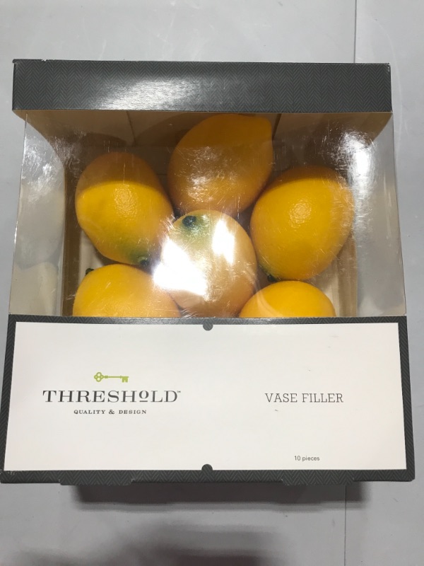 Photo 2 of 10pc Decorative Lemon Filler Yellow - Threshold