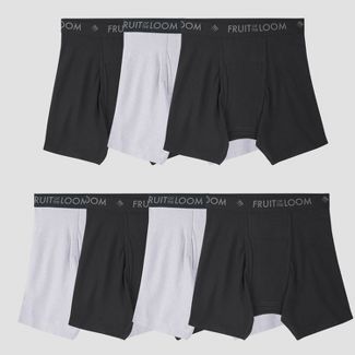 Photo 1 of Fruit of the Loom Select Men's Breathable Cotton Micro-Mesh Boxer Brief 5pk+2 LARGE 

