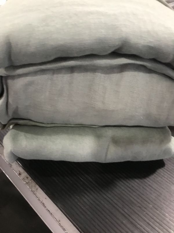 Photo 2 of 100% Washed Linen Solid Sheet Set - Casaluna™
size Full 