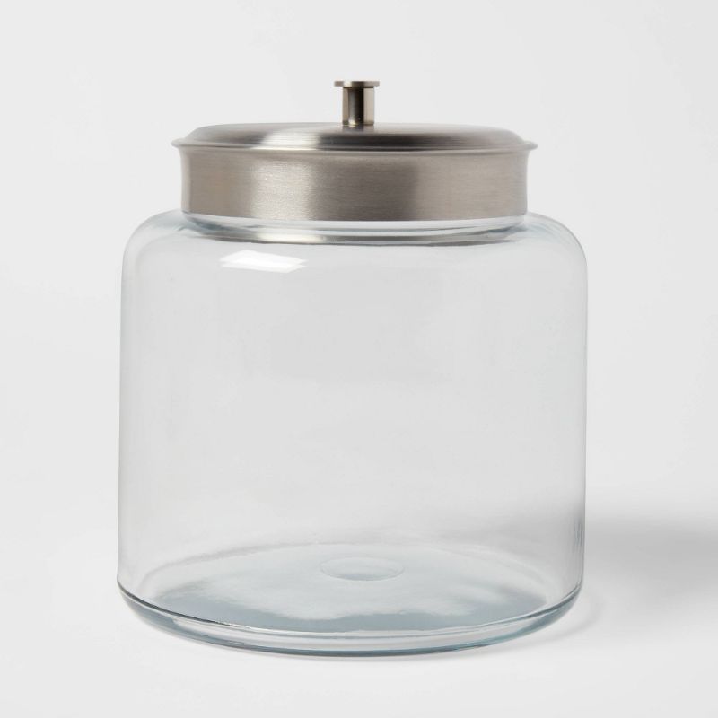 Photo 1 of 192oz Glass Jar with Metal Lid - Threshold™
