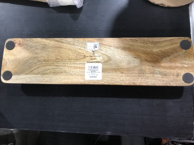Photo 3 of 20" Mango Wood Serving Board with Gold Metal Handles - Threshold™
PACK OF 2 