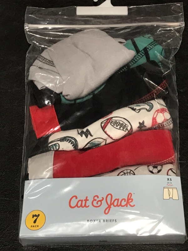Photo 2 of Boys' 7pk Sports Boxer Briefs - Cat & Jack™
Size: XS (4/5)