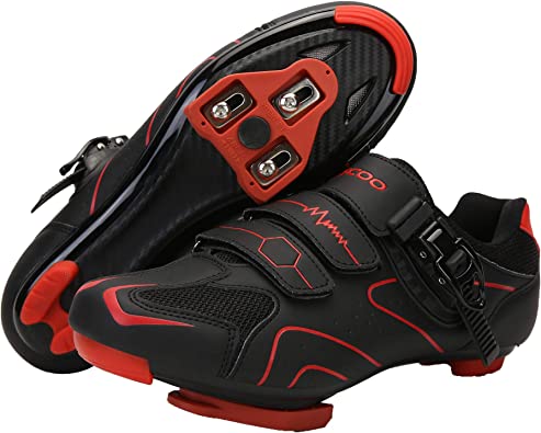 Photo 1 of .Unisex Cycling Shoes Compatible with pelaton Indoor Road Bike Shoes Riding Shoes for Men and Women Look Delta Cleats Clip Outdoor Pedal.  7.5 Women/5.5 Men
