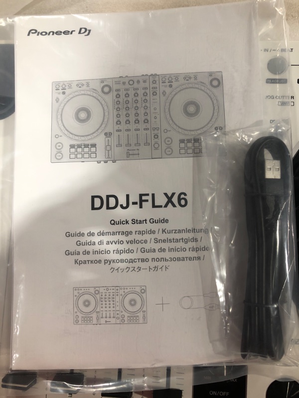 Photo 4 of Pioneer DJ DJ Controller White DDJ-FLX6-W Limited Model Only in Japan
