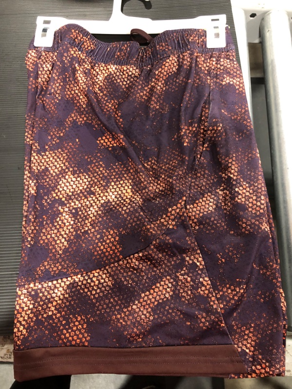Photo 1 of [Size XXL] Men's Camo Print Training Shorts - All in Motion Berry Camo, Pink Green
