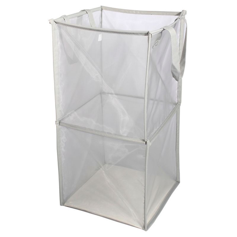 Photo 1 of Mesh Spiral Hamper Gray - Room Essentials™