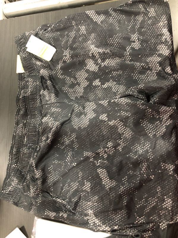 Photo 2 of [Size L] Men's Camo Print Training Shorts - All in Motion Black Camo